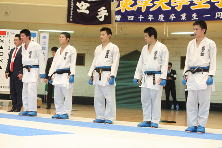 第52回東日本大学空手道選手権大会の写真